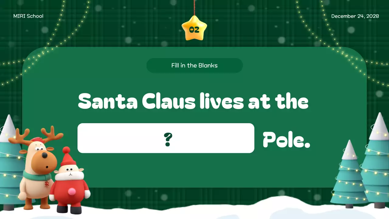 Green Festive Holiday Event Presentation