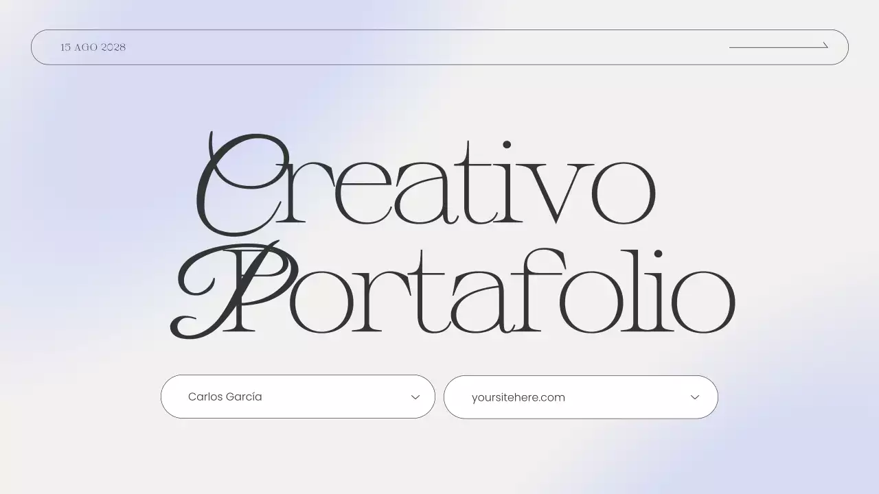 presentación de la cartera grey modern