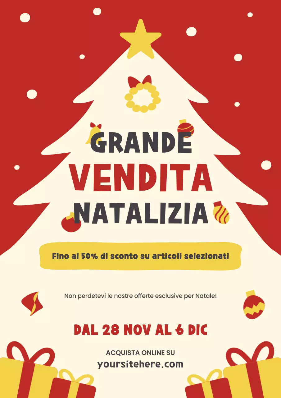 Promozione Red Big Holiday Sale