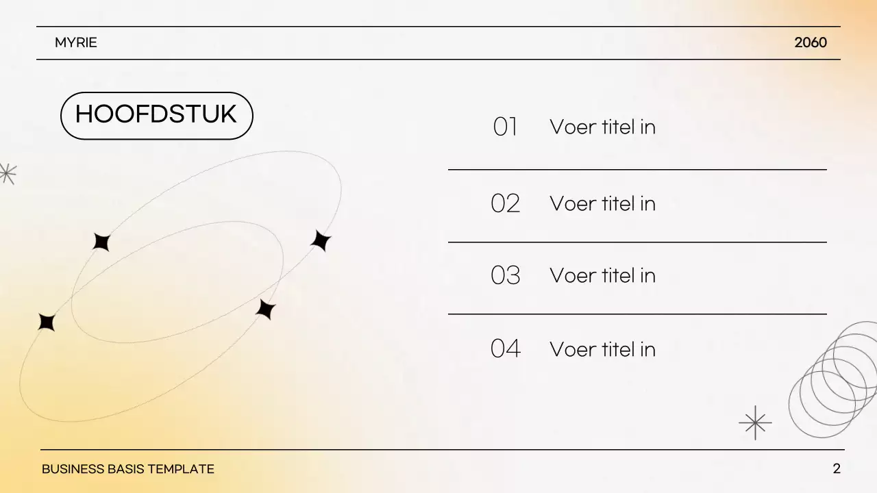 Gele Eenvoudige Presentatie Beschrijving
