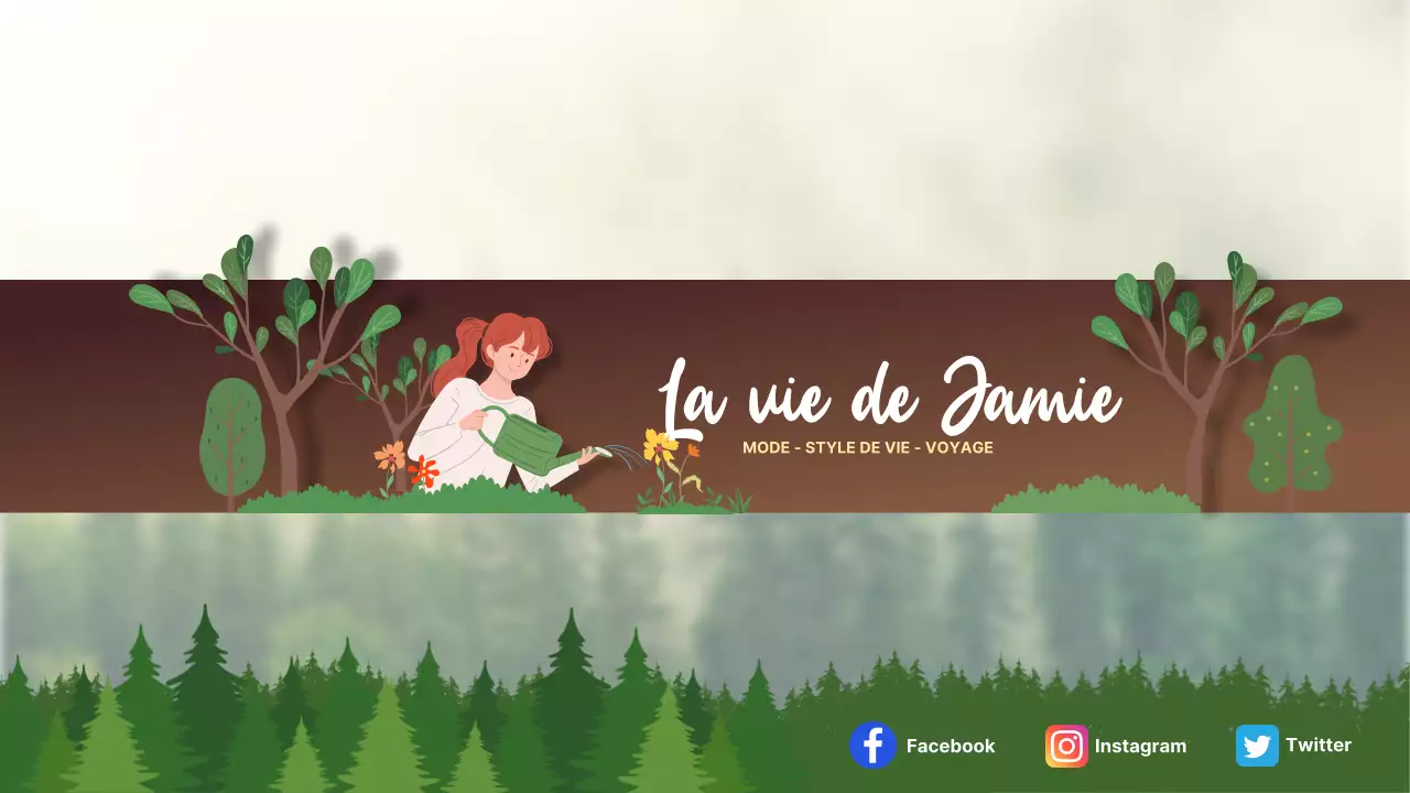 Bulletin d'information sur le style de vie rustique brun