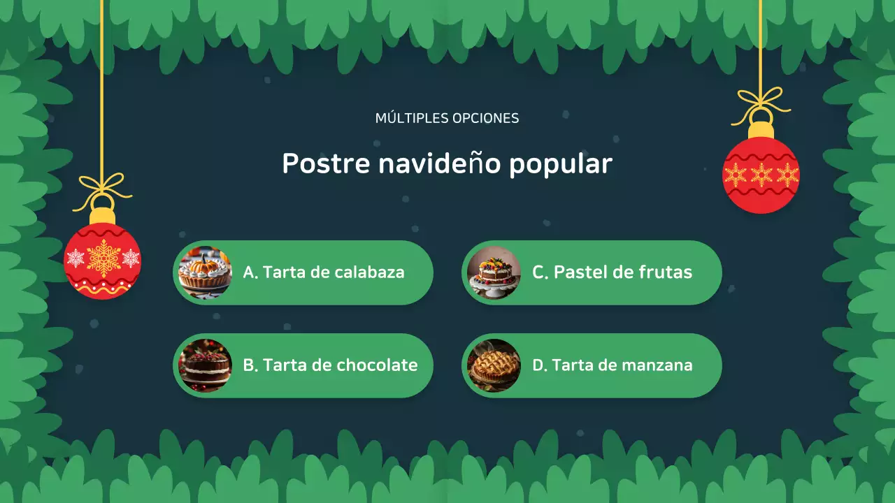 presentación creativa de un evento festivo