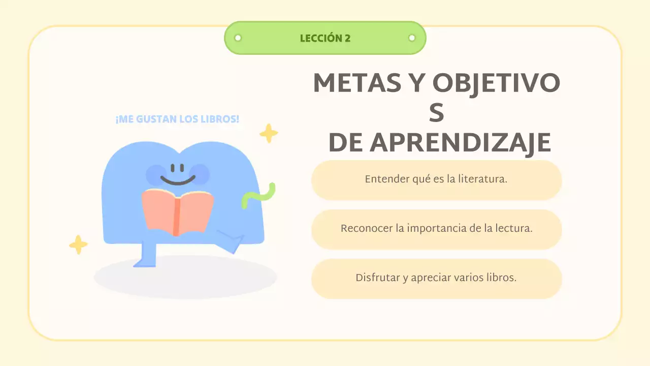 clase de literatura abstracta amarilla