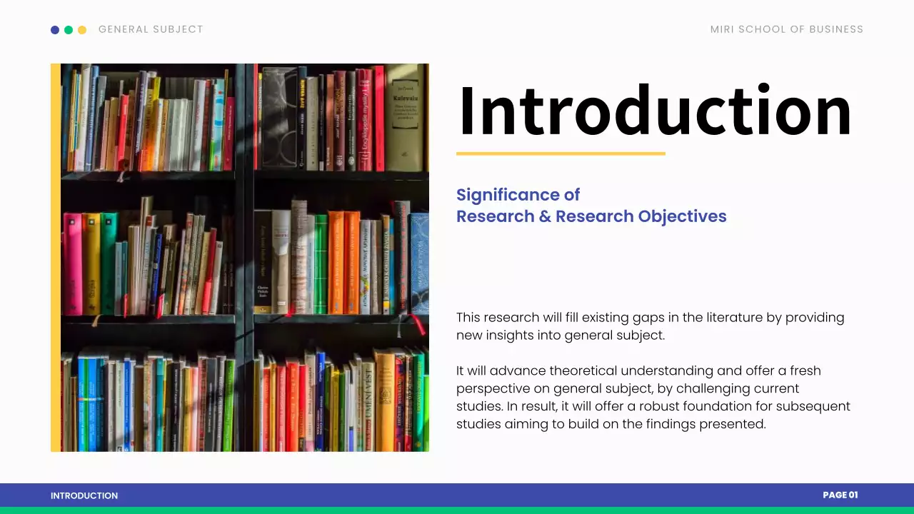 Blue Professional Thesis Presentation