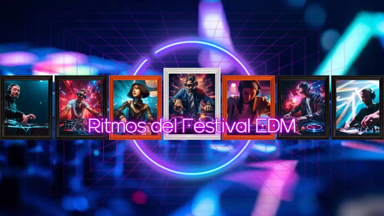 neon modern music promotion