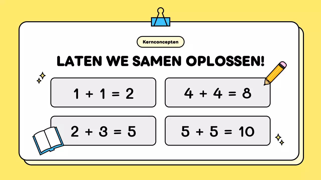 sjabloon geel ludiek onderwijs