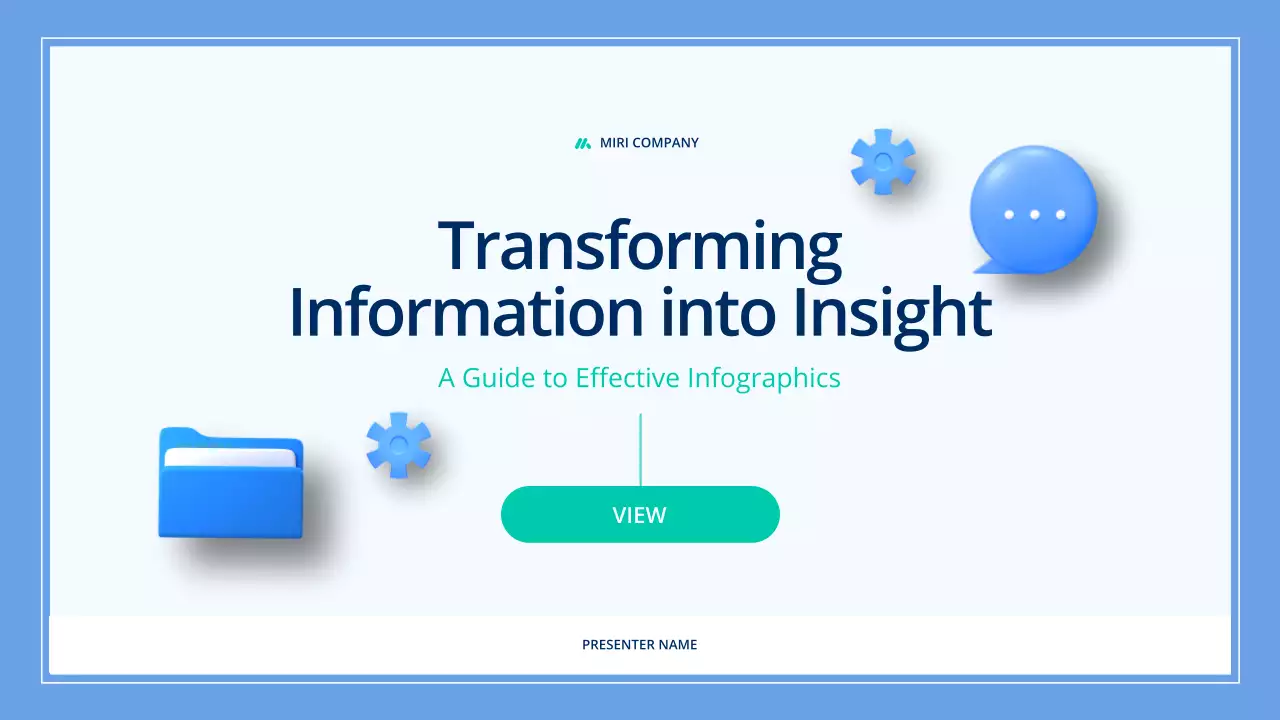 Blue Modern Infographics Guide Presentation