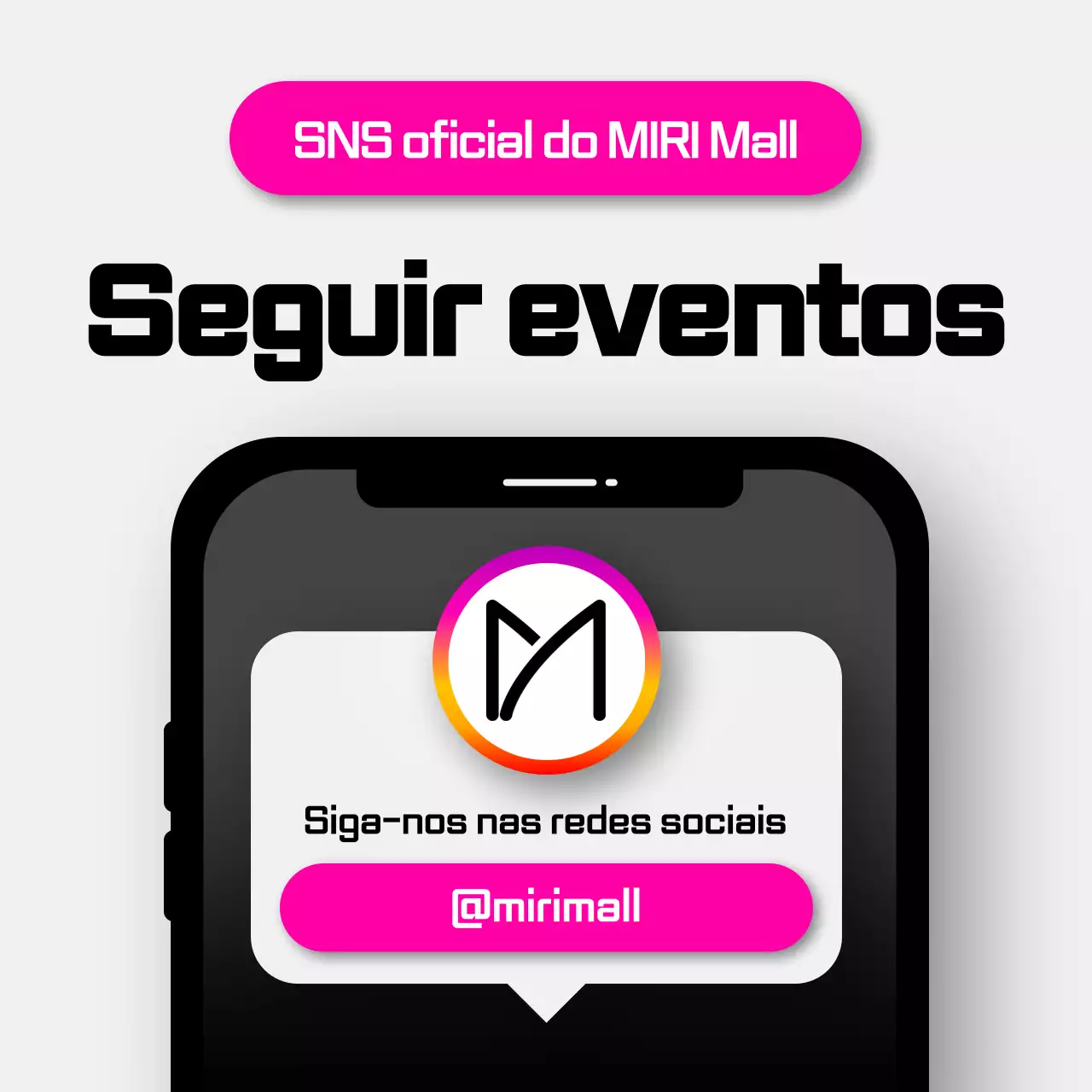 Eventos de redes sociais modernos Hot Pink