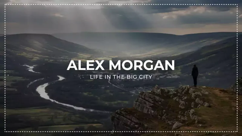 Grey Minimal City Storybook YouTube Thumbnail