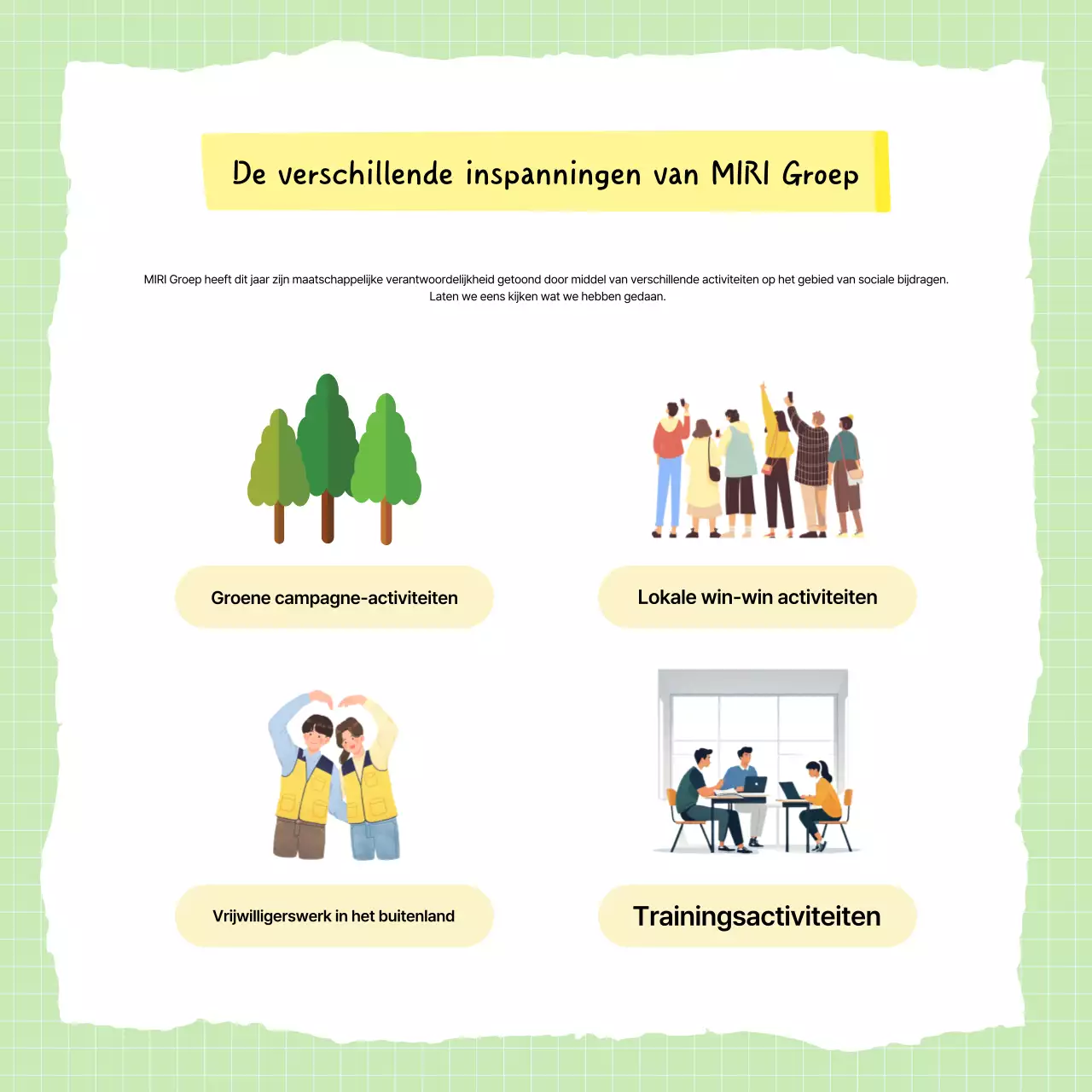 Jaarlijkse campagne voor eenvoudige sociale bijdragen