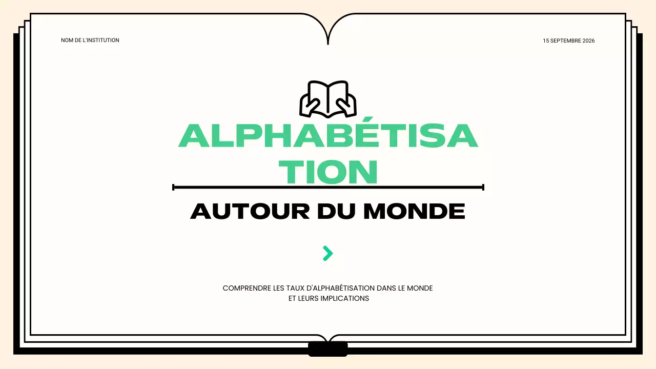 classe d'alphabétisation verte et propre