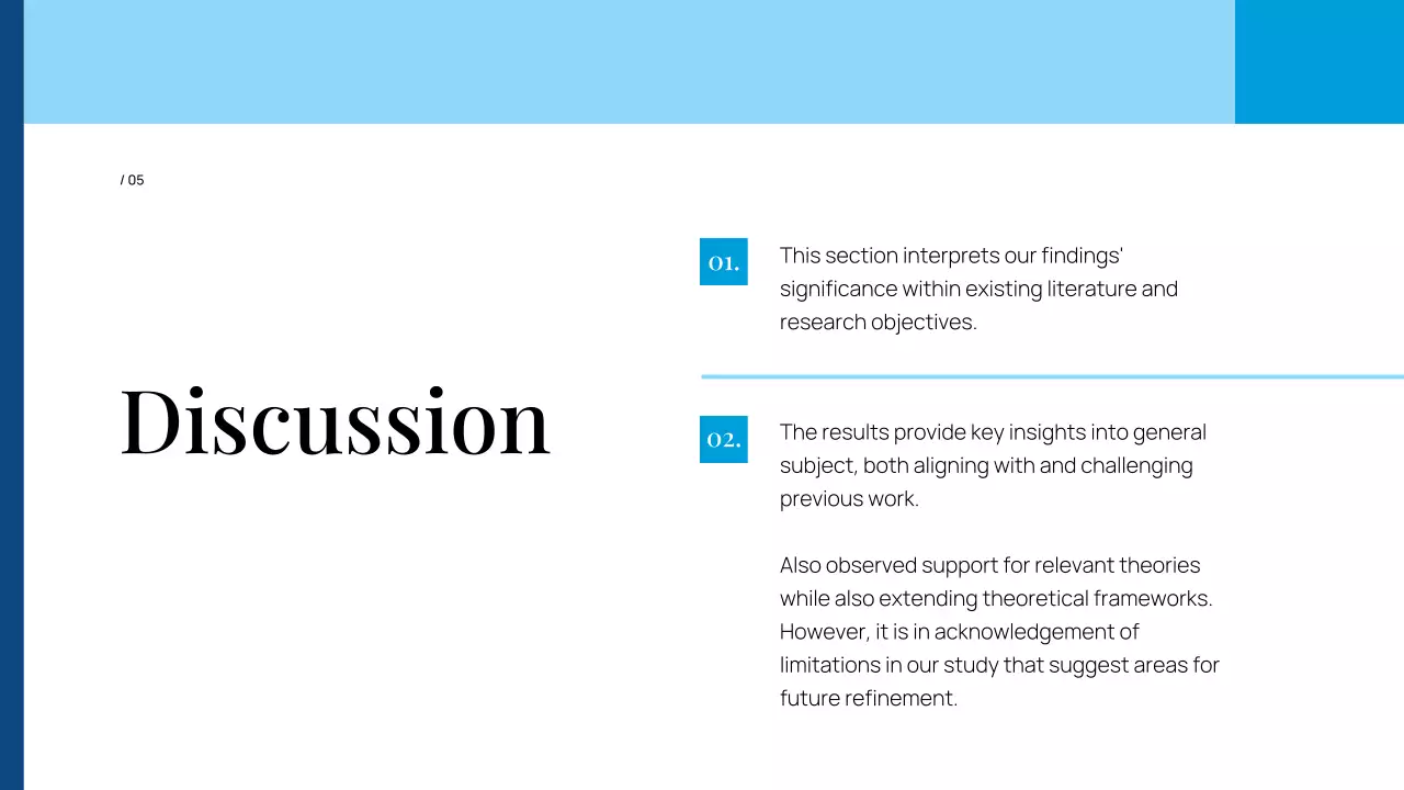 Blue Professional Thesis Presentation