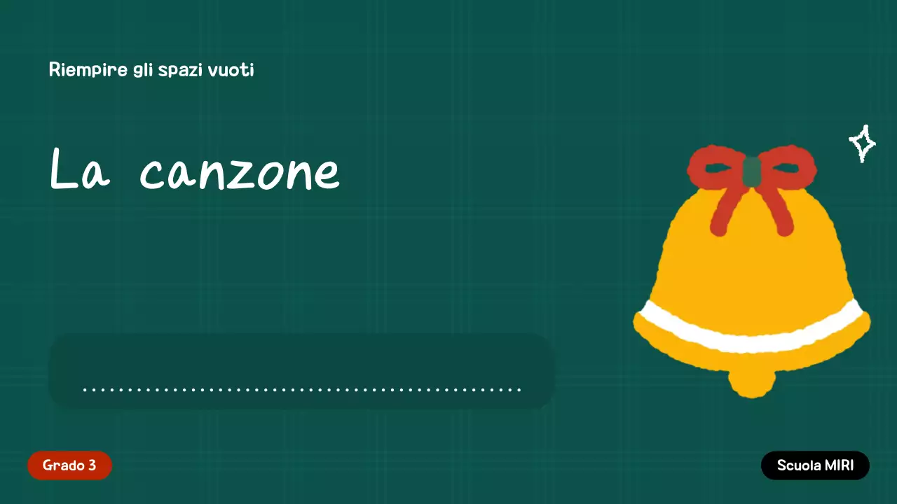 Invito festivo verde