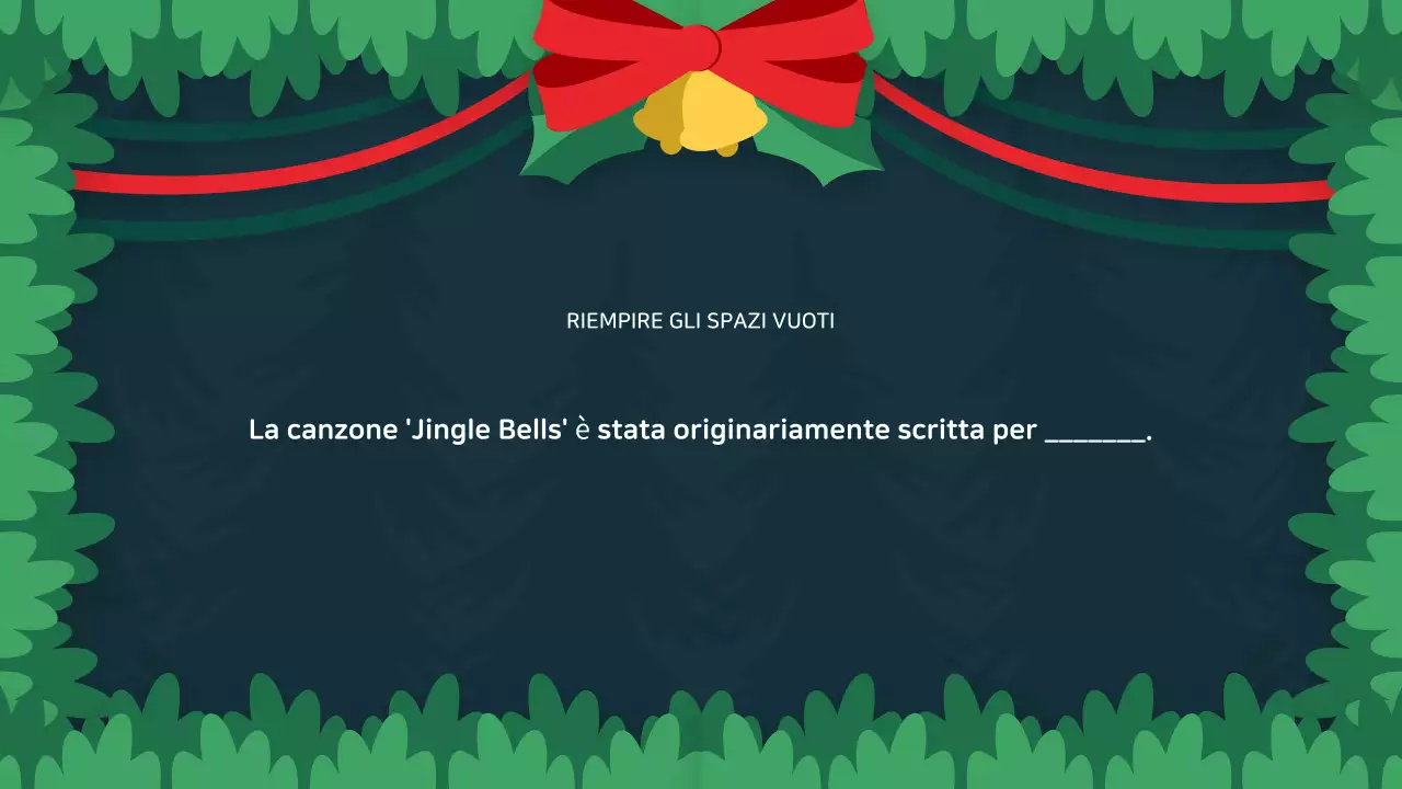 presentazione creativa di un evento festivo