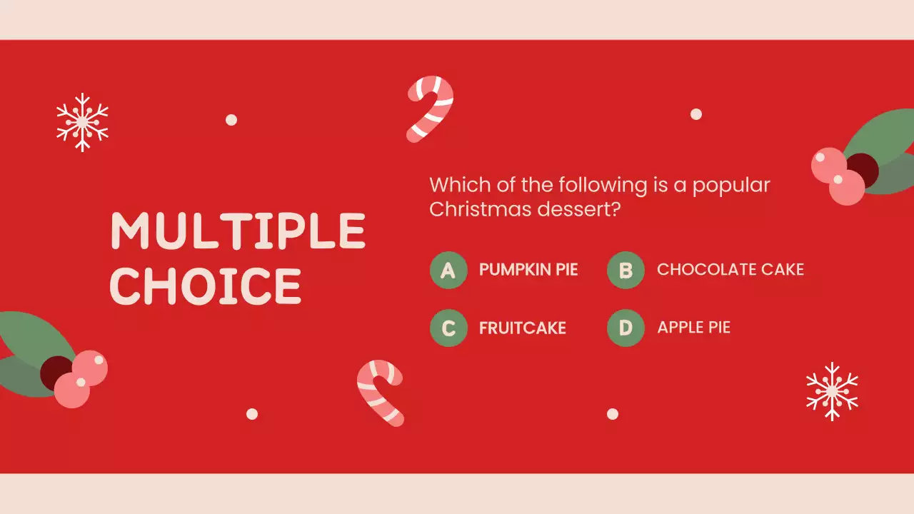 Red Traditional Christmas Guide Presentation