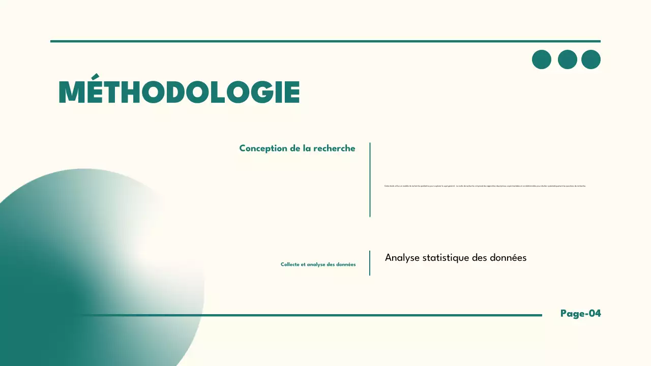 présentation de thèse minimaliste sarcelle