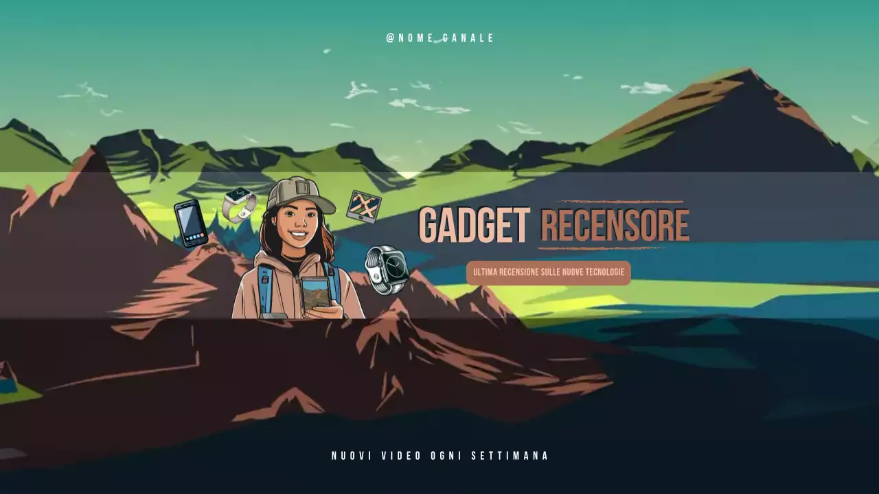 Banner del canale Gadget del fumetto verde