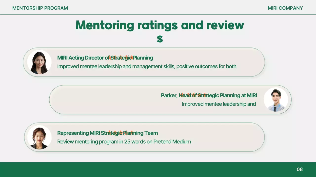 Orange Simple Mentorship Guideline Presentation