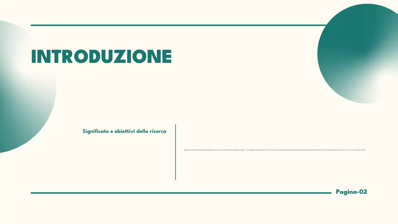 presentazione di tesi minimalista in verde acqua