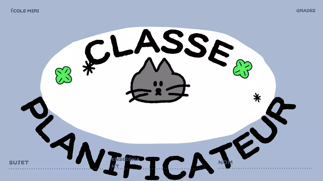 agenda de classe rose et mignon