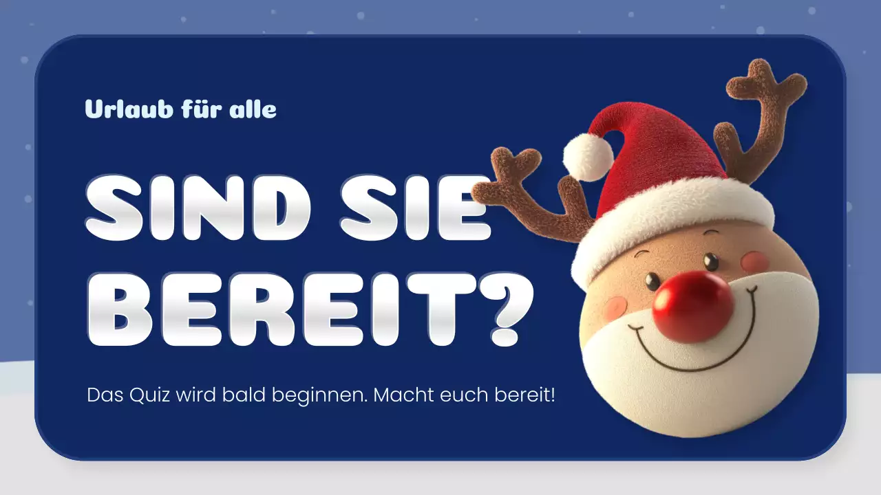 navy und weiß kreatives weihnachtsquiz klasse