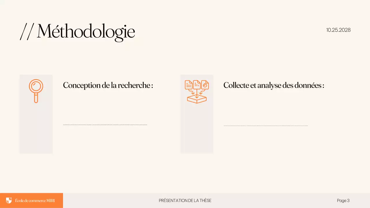 Beige Présentation de thèse d'éducation moderne