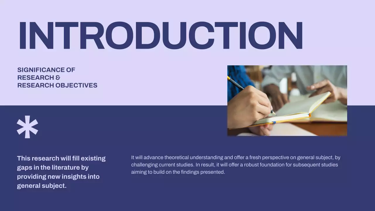 Purple Minimal Thesis Presentation