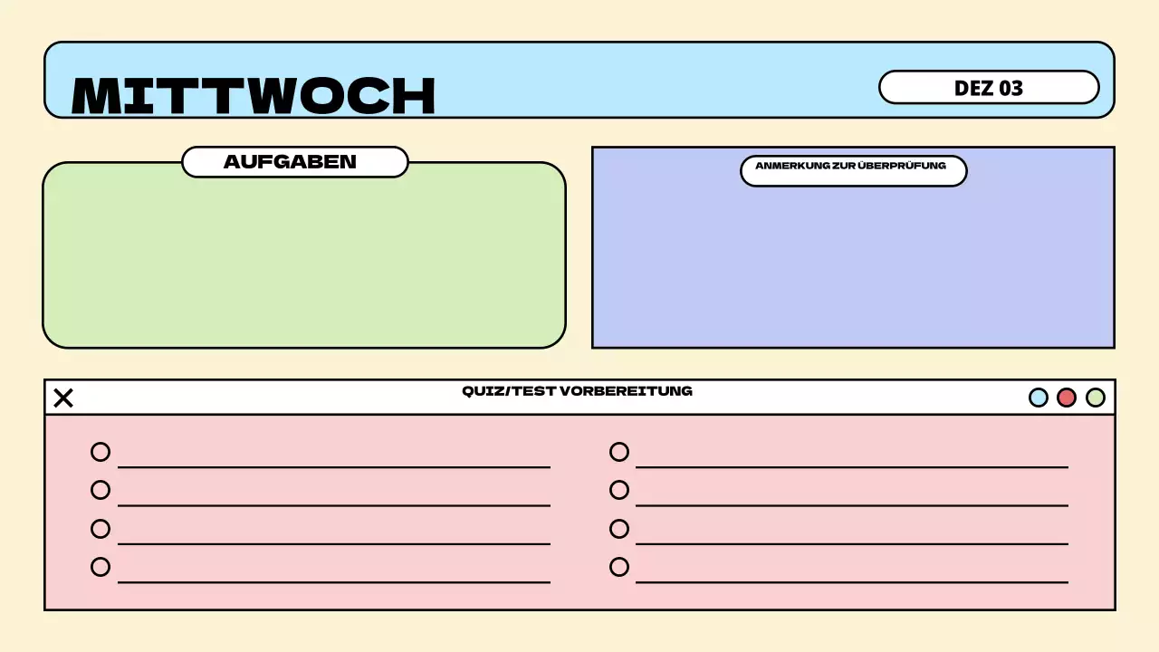 Minimalistische Pastell Klasse Agenda Präsentation