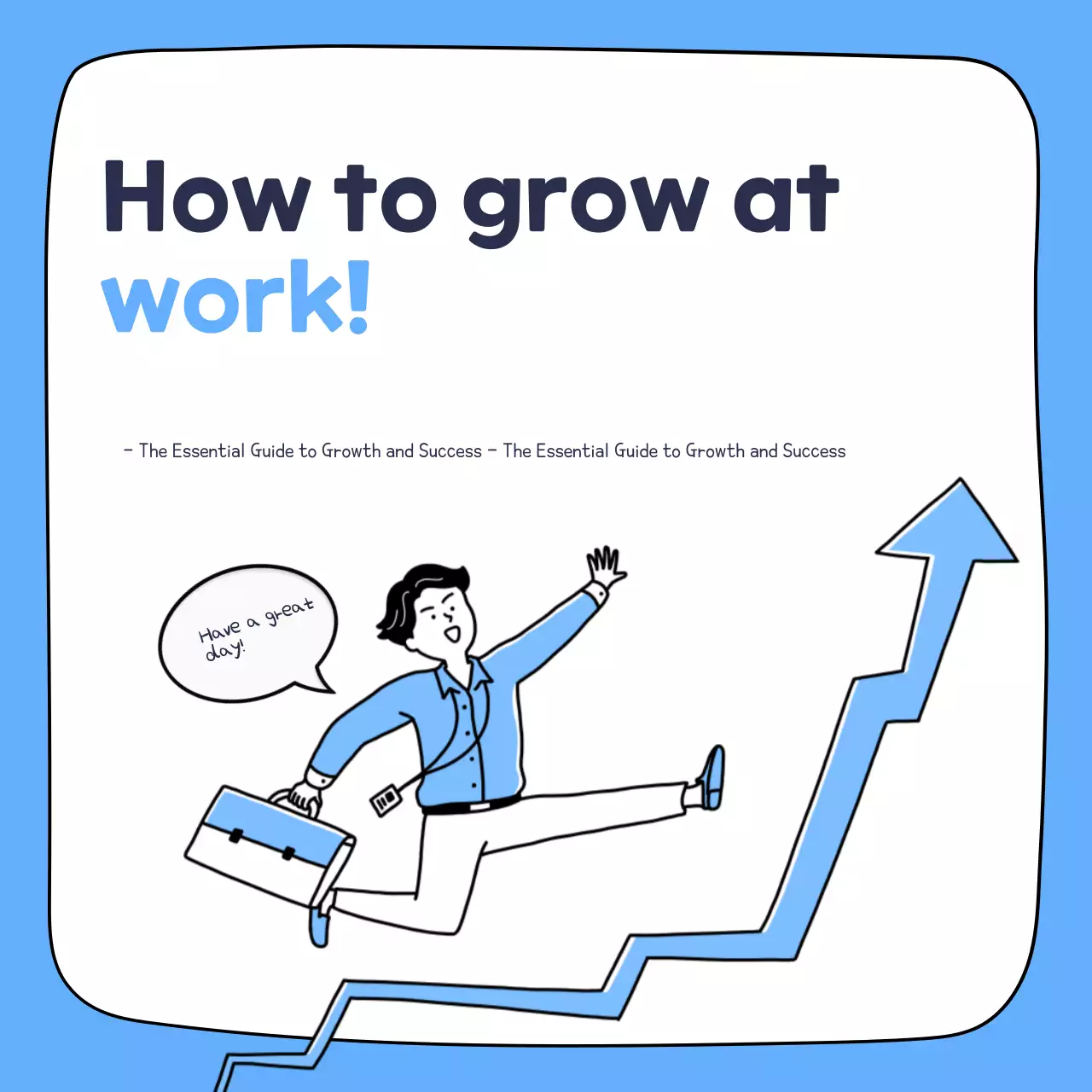 Guia de crescimento simples azul Instagram Carousel