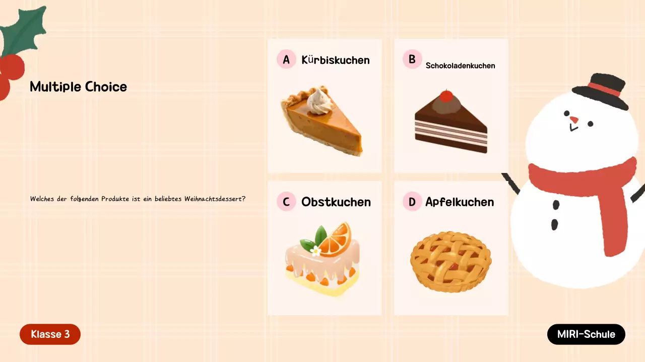 Grüne festliche Feiertagseinladung