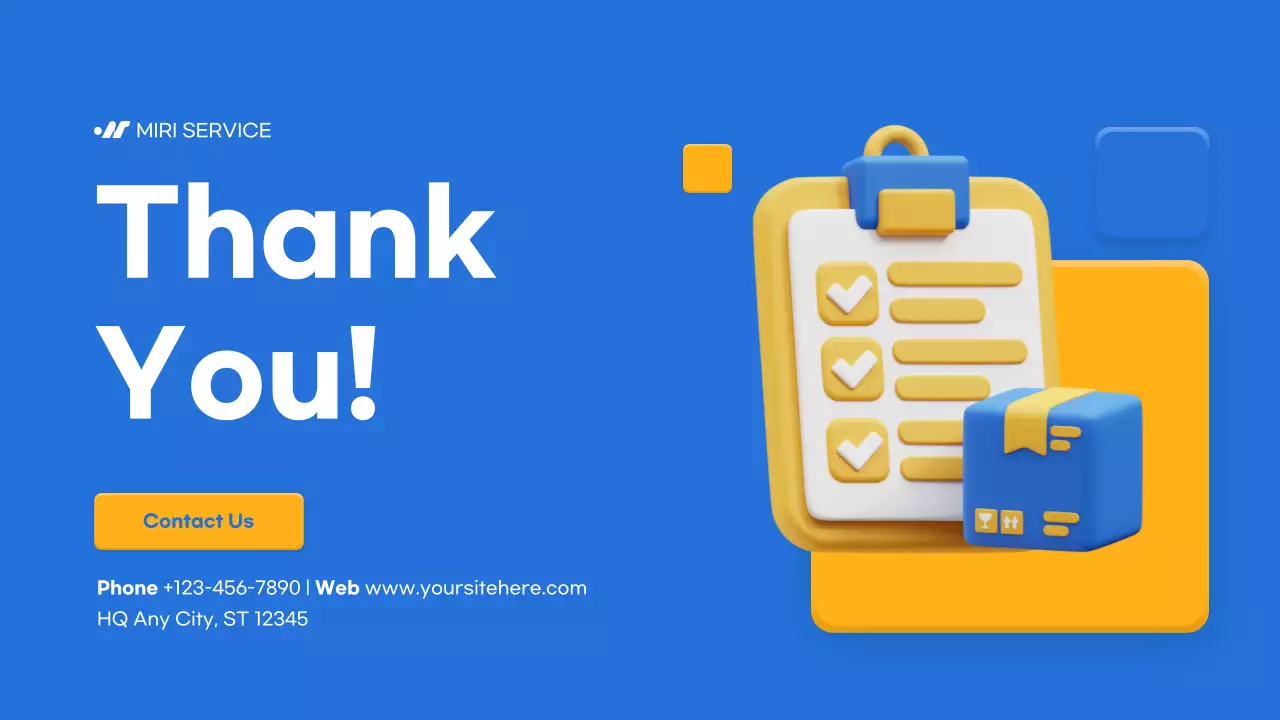 Blue Modern Delivery Presentation