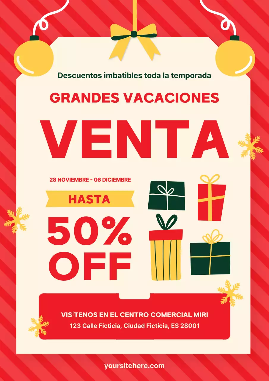 Promoción Green Holiday Sale