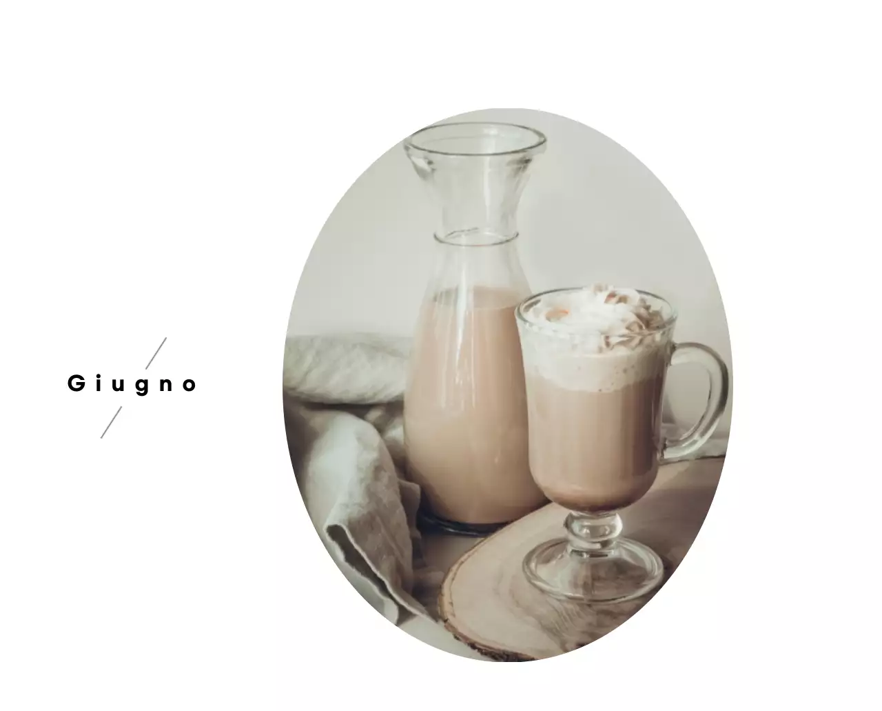 Calendario grigio minimalista