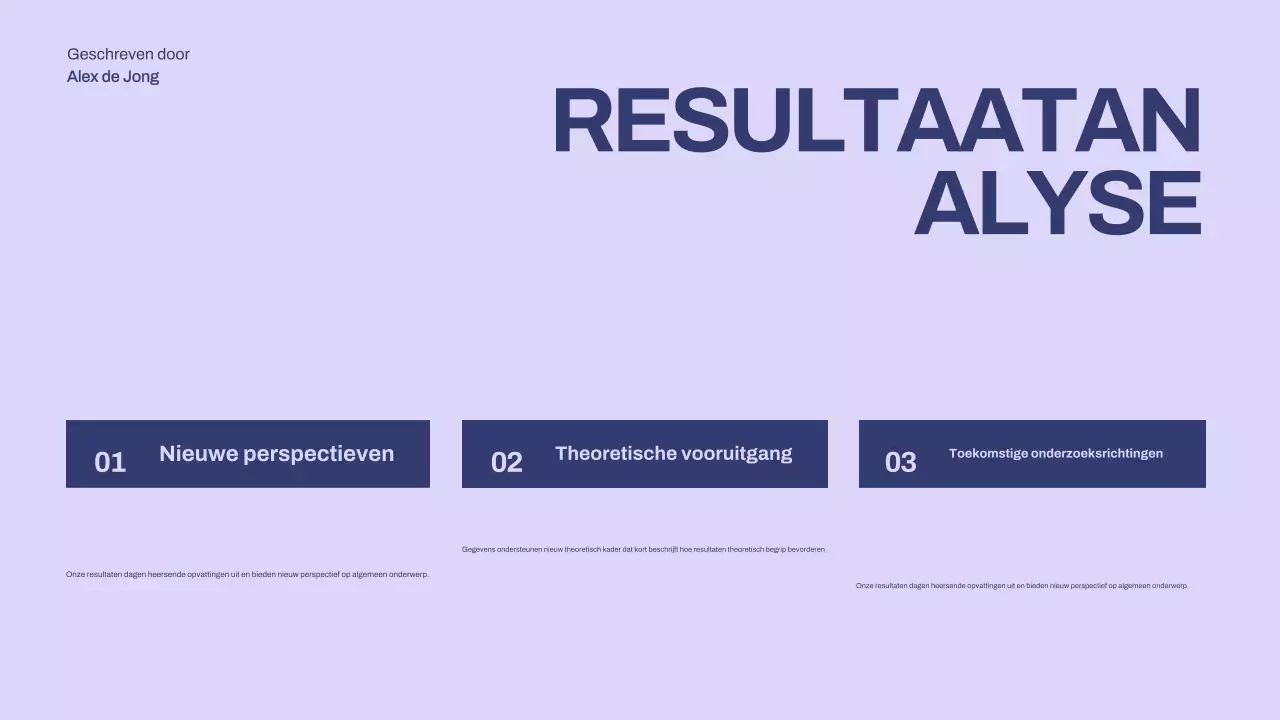 paarse minimalistische scriptiepresentatie