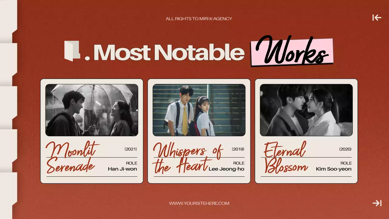 Pink Trendy K-Drama Promotion Presentation