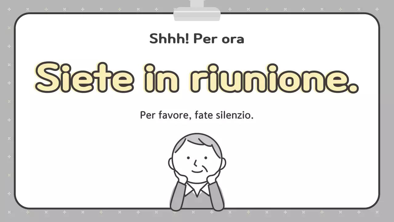 Annuncio aziendale astratto semplice