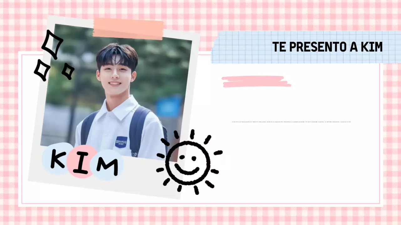 Pastel Pink and Blue Doodle K-Drama Presentación