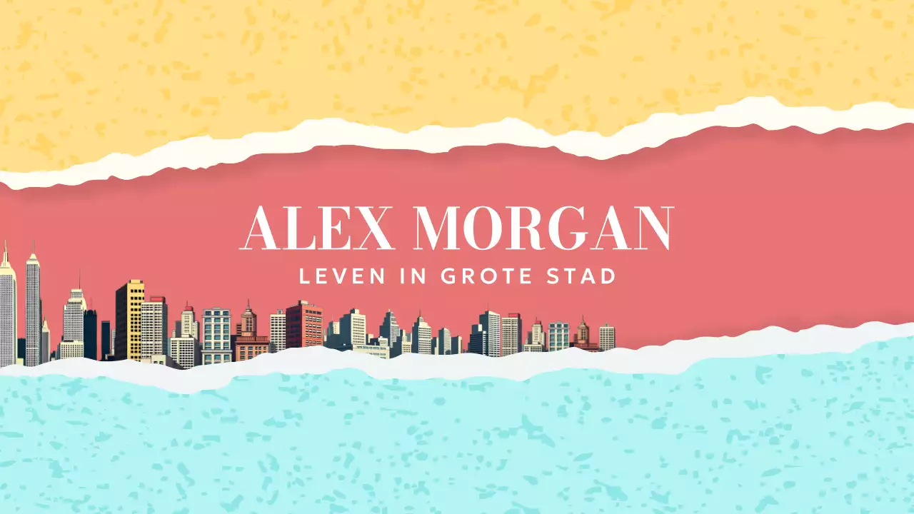 kleurrijk modern stadsverhalenboek