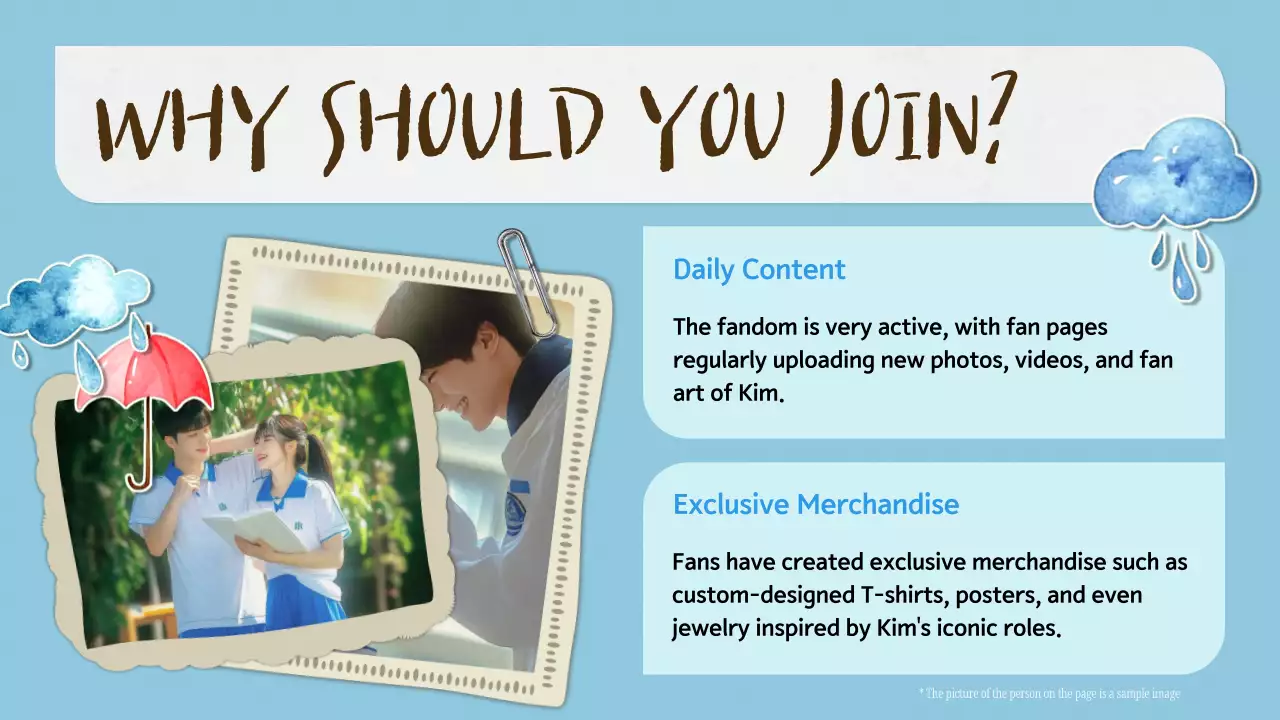 Blue Whimsical K-Drama Pitch Presentation