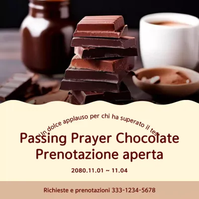 Evento marrone al cioccolato semplice