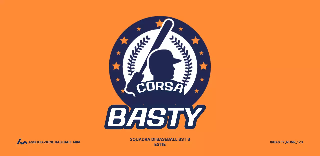 Logo sportivo primario arancione