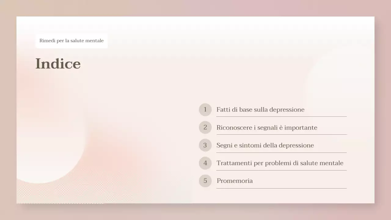 presentazione della salute moderna beige