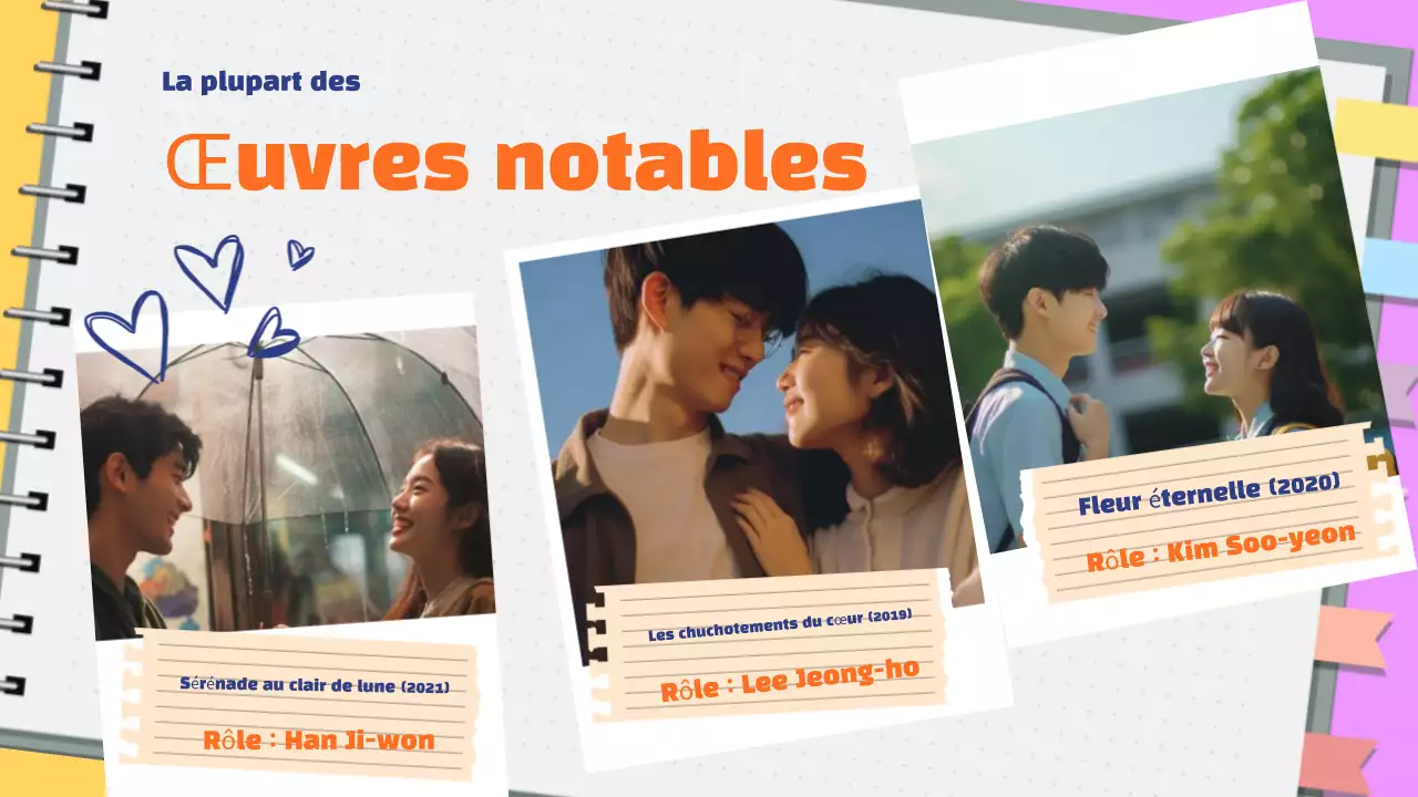 K-Drama Playful Trendy Pitch Deck (en anglais)