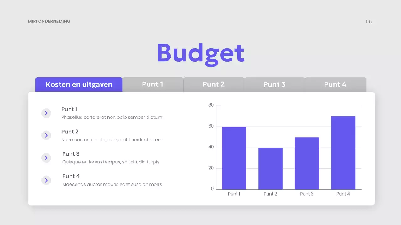 presentatie paars modern marketingplan