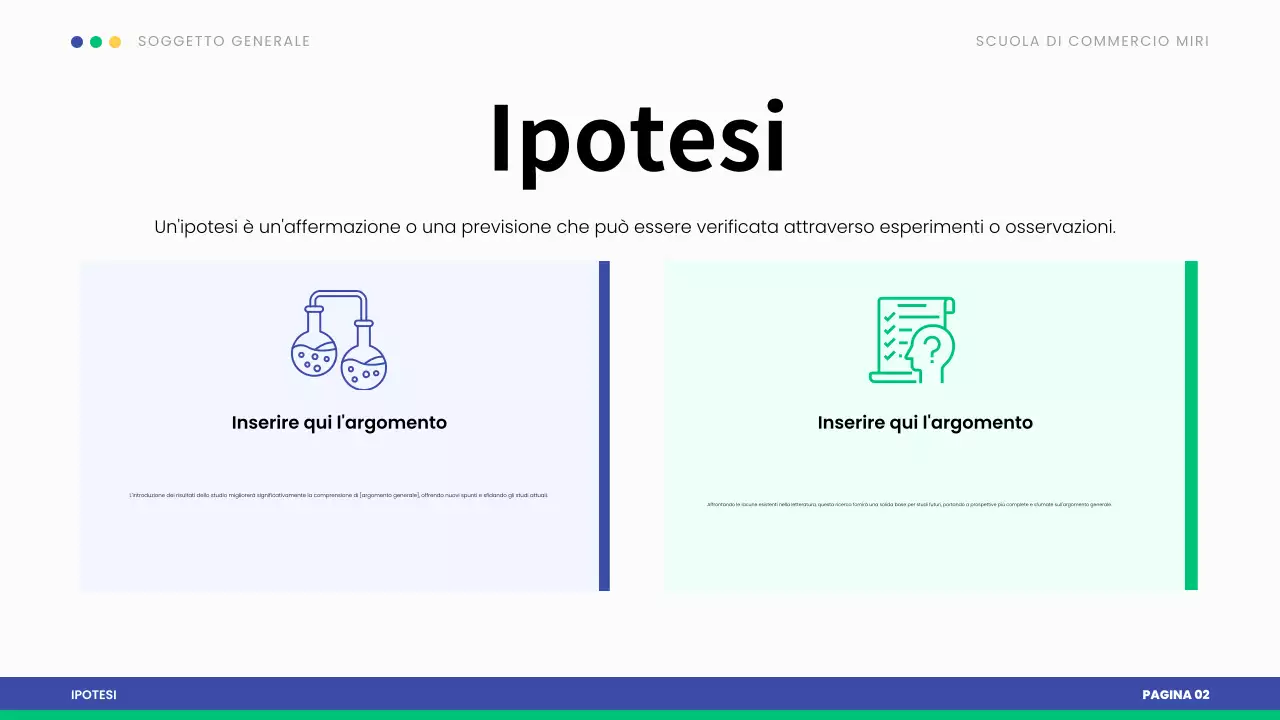 presentazione di tesi moderna blu