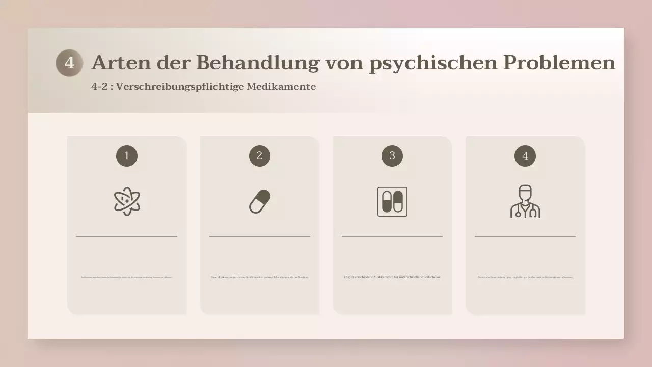 beige moderne Gesundheitspräsentation