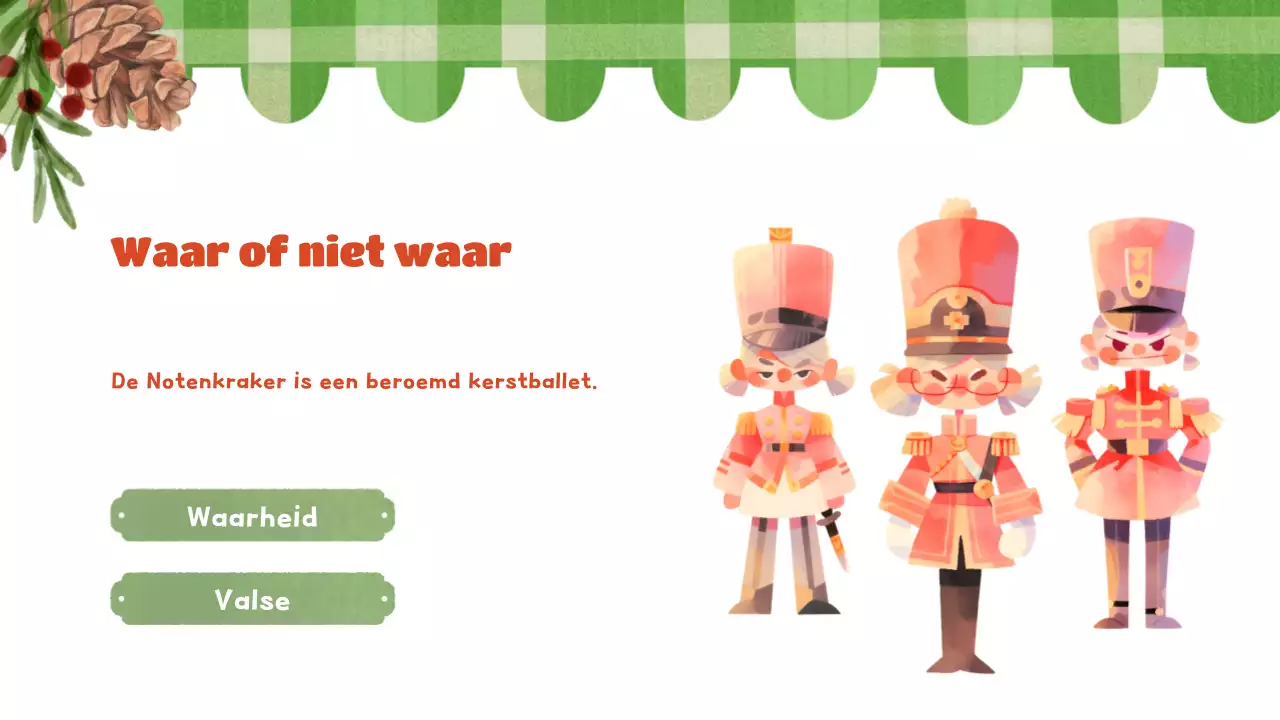 groene feestelijke vakantiepresentatie