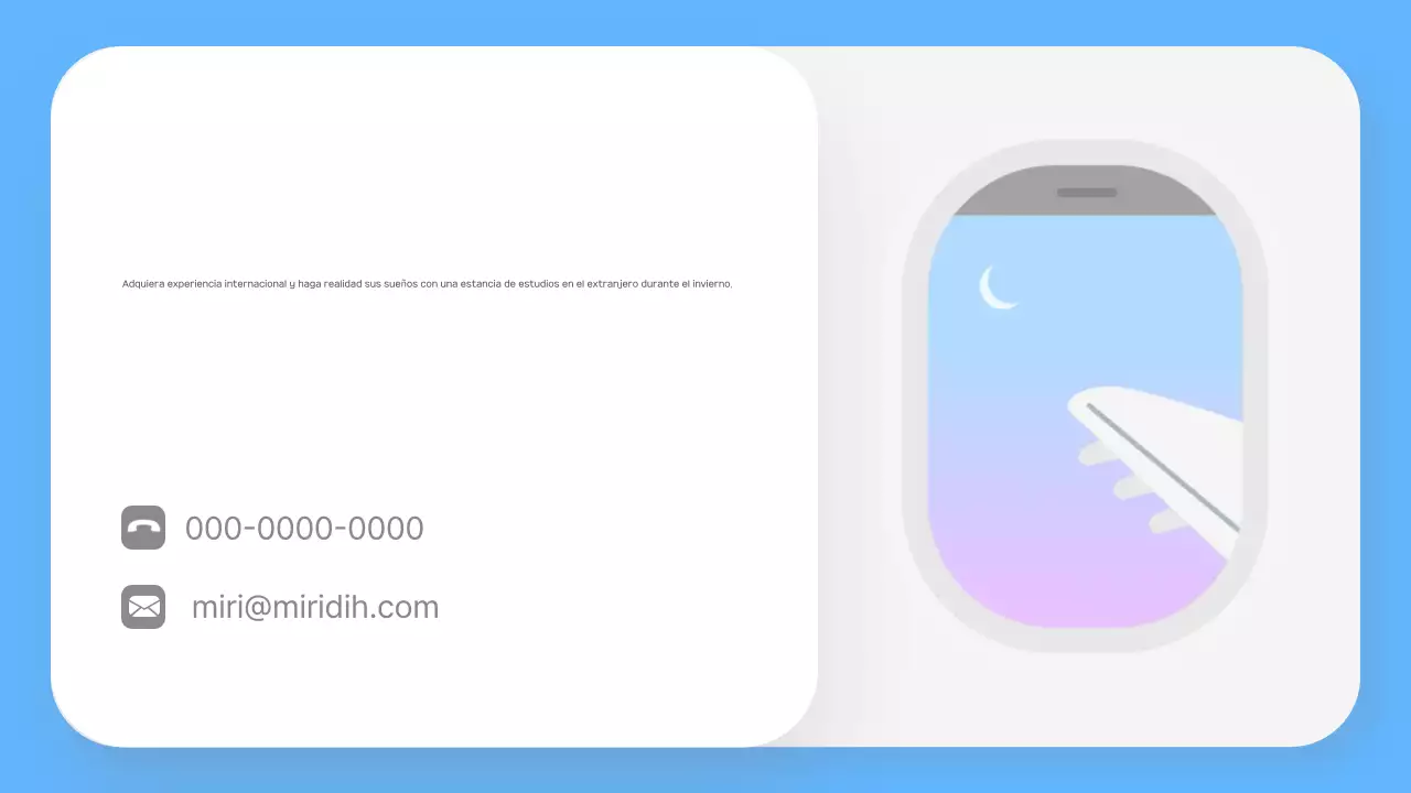 Acerca del programa de prácticas Sky Blue Simple