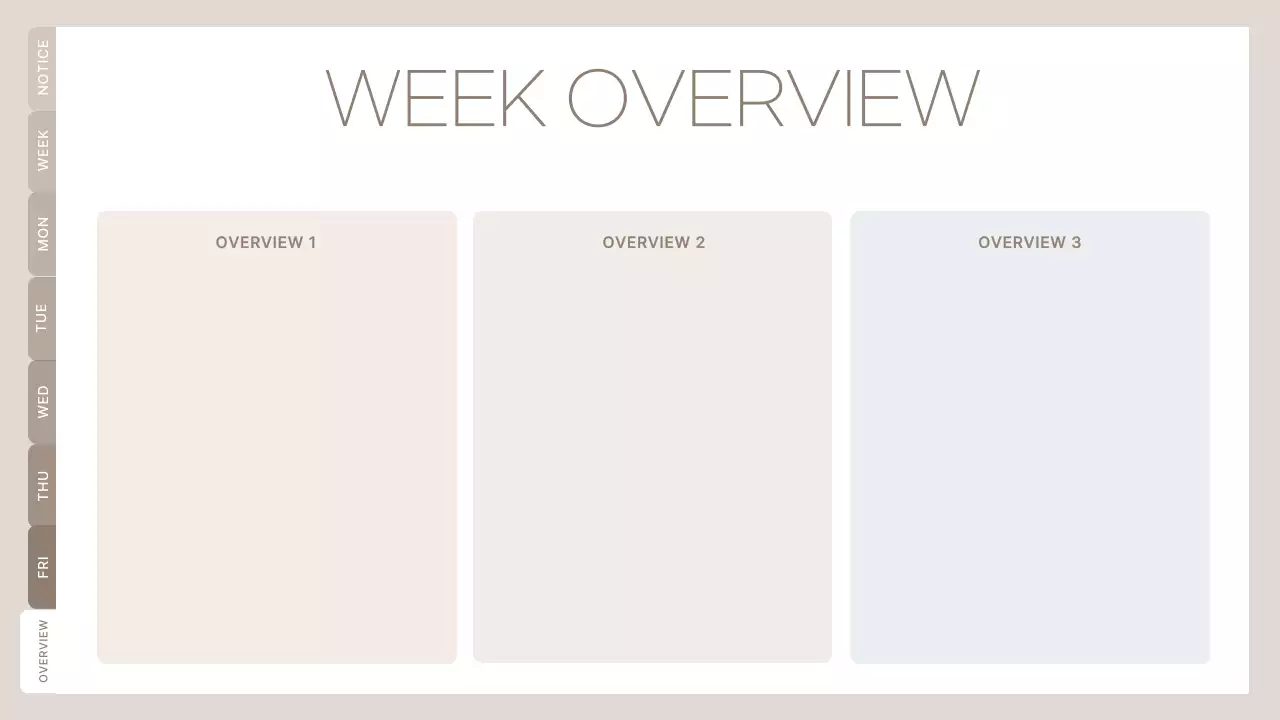 Beige Minimal Class Planner Presentation
