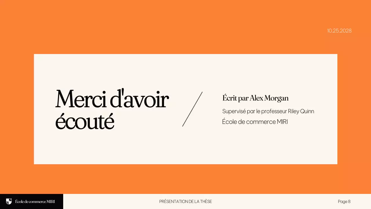 Beige Présentation de thèse d'éducation moderne